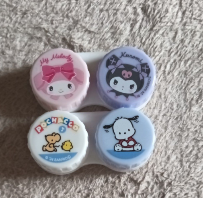 My Melody contact lens case