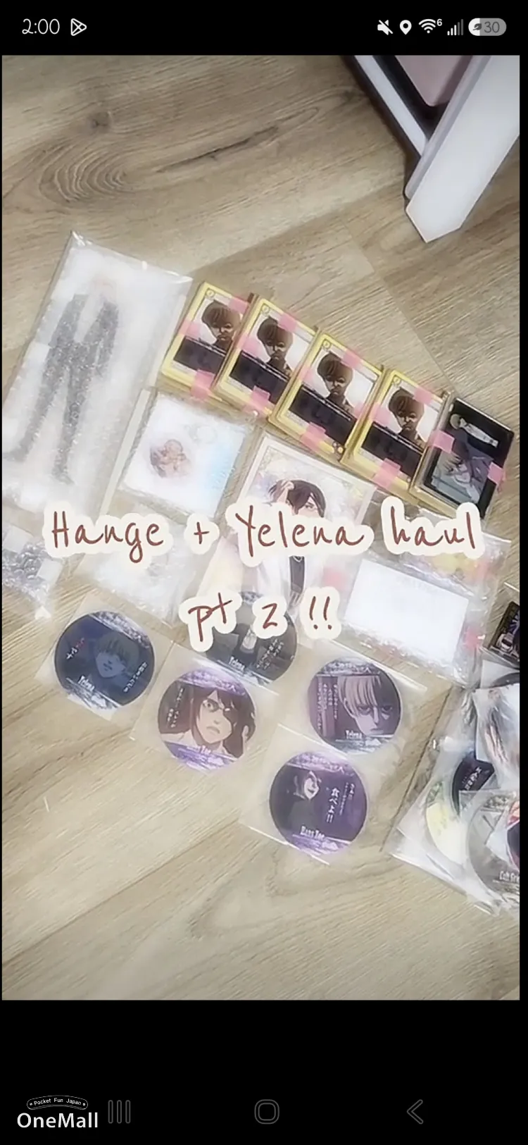 2nd order with onemall!! by ♡ Hange+Yelena's Girl ♡ - OneMall